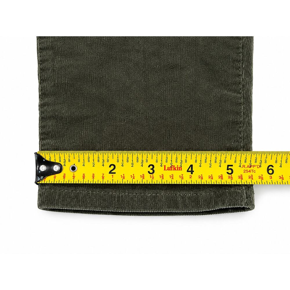 Quiet Luxury Preppy Heritage Olive Corduroy Skinny Pants KUT Diana Stretch 4 - Picture 11 of 14